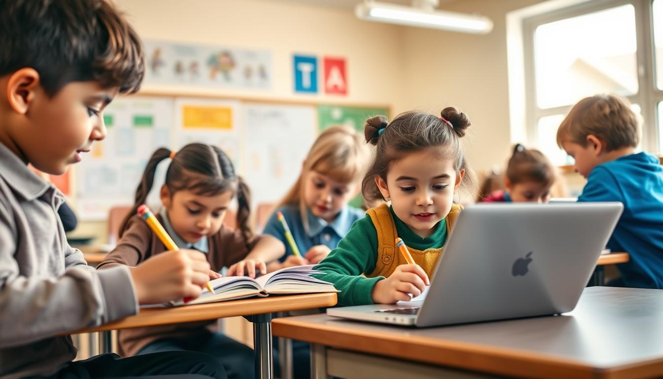 Student developing practical and academic skills